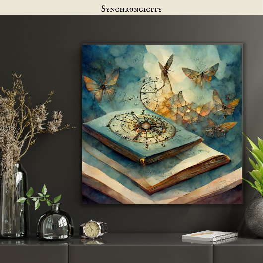 Poster Synchronicité Mysticisme incarné Spiritualité