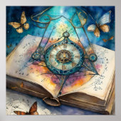 Poster Synchronicité Mysticisme incarné Spiritualité (Devant)