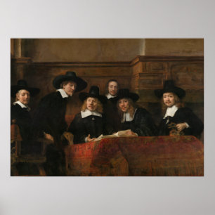 Poster Syndics de la guilde des Drapers