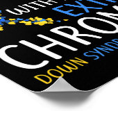Poster Syndrome De Down - J'Ai Une Maison Avec Un Chrome (Coin)