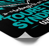Poster Syndrome Tourette Sensibilisation au syndrome Tour (Coin)
