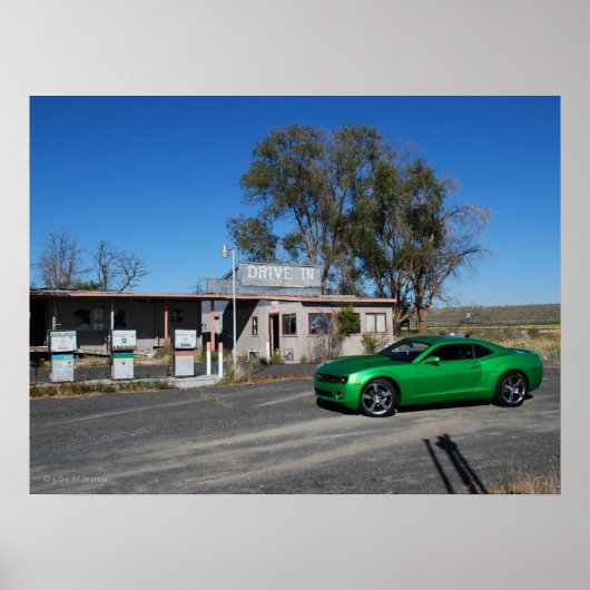 Poster Synergy Green cinquième génération Chevy Camaro (Devant)