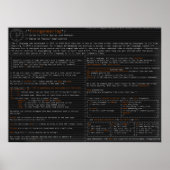 Poster Syntaxe et méthodes dans la langue C (Devant)