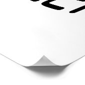 Poster Synthétiseur Sentez La Musique (Coin)