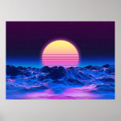 Poster Synthwave | Retrowave Wall Art (Devant)