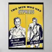 Poster Syphilis (Devant)