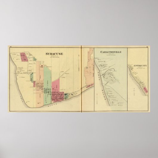 Poster Syracuse avec Carletonville (Devant)