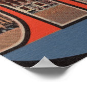 Poster Syracuse, New York - Scènes de grandes lettres (Coin)