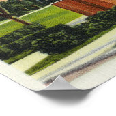 Poster Syracuse U Campus Affichage du Lyman Hall (Coin)