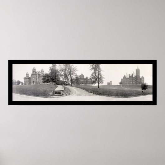 Poster Syracuse University NY Photo 1909 (Devant)