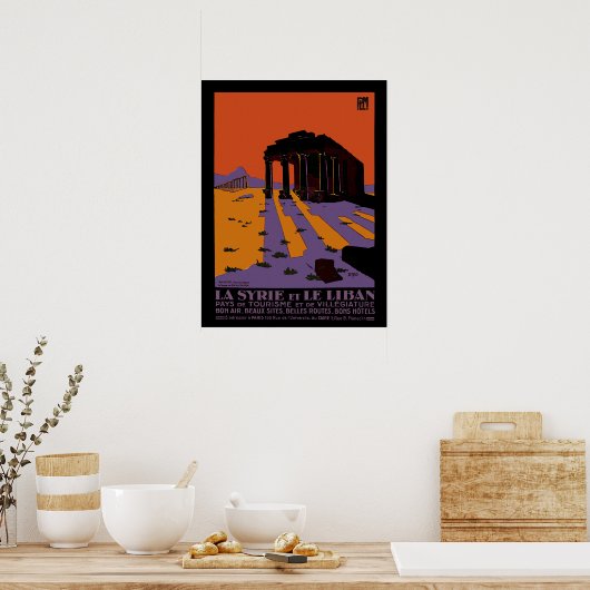 Poster Syrie et Liban (Cuisine)