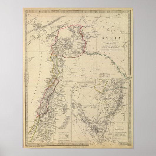 Poster Syrie - Sinaï (Devant)