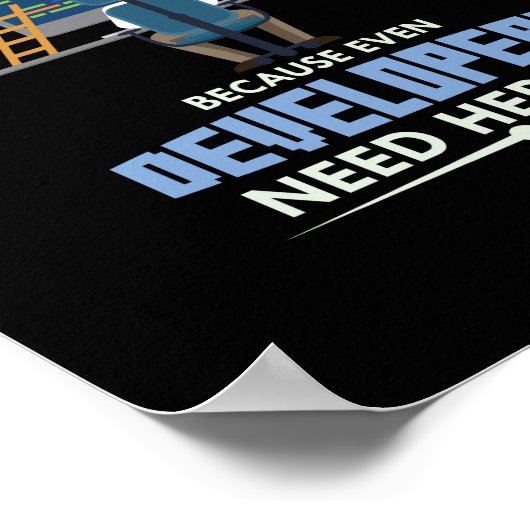 Poster Sysadmin Parce Que Même Les Développeurs Ont Besoi (Coin)