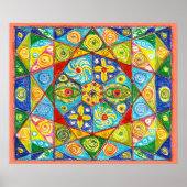 Poster Système Abstrait (Devant)