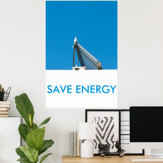 Poster Système cellulaire solaire (Bureau à domicile)