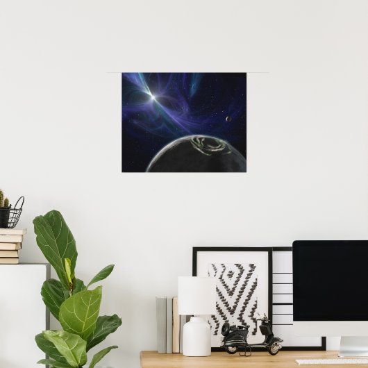 Poster Système de la planète pulsar (Bureau à domicile)
