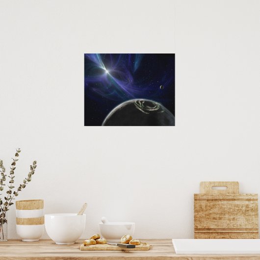 Poster Système de la planète pulsar (Cuisine)
