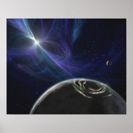 Poster Système de la planète pulsar (Devant)