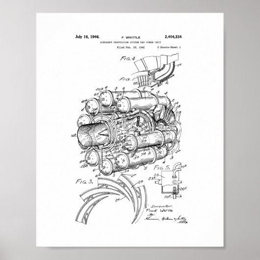 Poster Système De Propulsion D'Aéronefs Et Unité De Puiss (Devant)