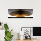 Poster Système d'ouragan02 (Bureau à domicile)