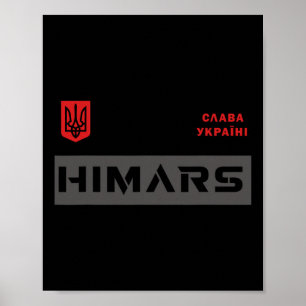 Poster Système Himars Militaire Armée Gloire à l'Ukraine