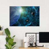 Poster Système planétaire (Bureau à domicile)