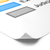 Poster Système politique des États-Unis Diagramme (Coin)