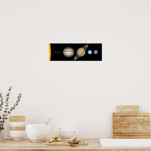 Poster Système solaire (Cuisine)