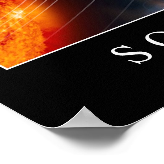 Poster Système solaire (Coin)