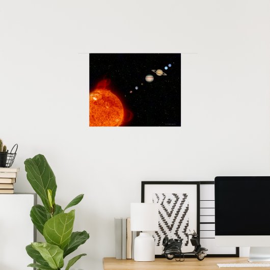 Poster Système solaire 2 (Bureau à domicile)