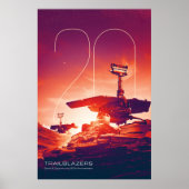Poster Système solaire, 20 ans d'esprit et d'opportunité (Devant)
