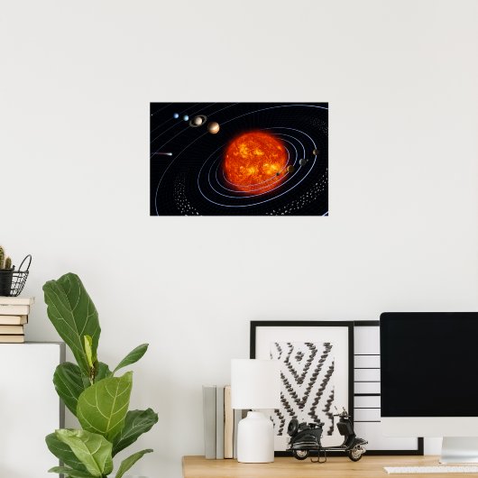 Poster Système solaire 8 (Bureau à domicile)