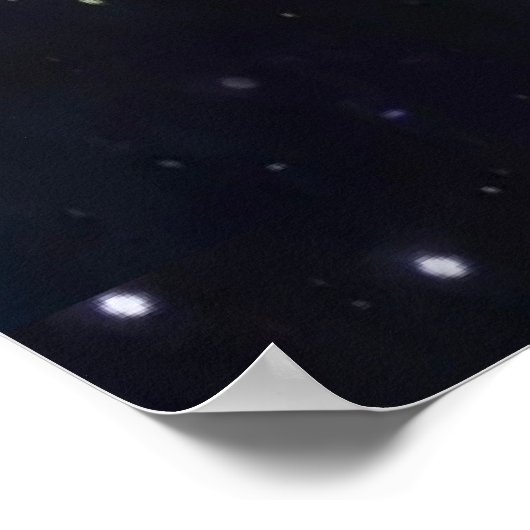 Poster Système Solaire Entrant dans l'affiche Blackhole (Coin)