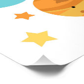 Poster Système solaire Planètes Espace Éducatif Homeschoo (Coin)