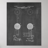 Poster Système Tesla De Transmission D'Énergie Électrique (Devant)