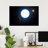 Poster Système Triple Étoiles Hd 131399 (Bureau à domicile)