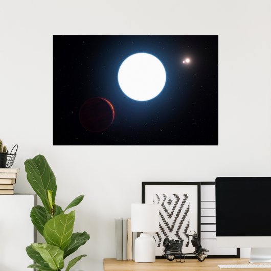 Poster Système Triple Étoiles Hd 131399 (Bureau à domicile)