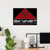 Poster Systèmes Cyberdyne Skynet (Bureau à domicile)