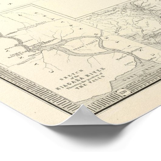 Poster Systèmes fluviaux américains (Coin)