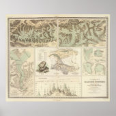 Poster Systèmes glaciaires des Alpes (Devant)