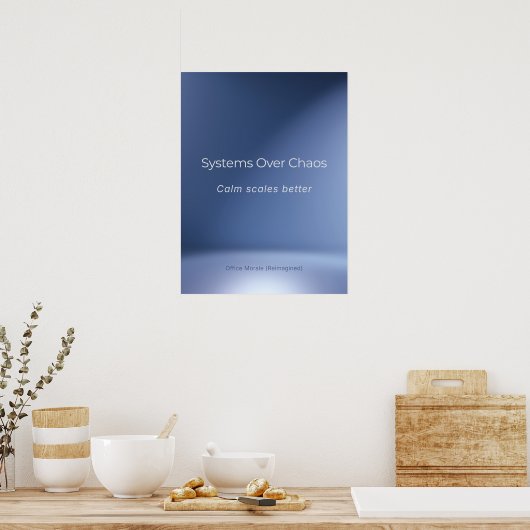 POSTER SYSTEMS OVER CHAOS (Cuisine)