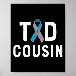 Poster T1d Cousin Type 1 Sensibilisation au diabète Insul