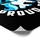 Poster T1d Fière Cousine Diabète T1 Sensibilisation Cute (Coin)