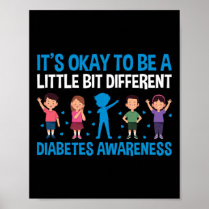 Poster T1D Guerrier Diabète Appui à la sensibilisation au
