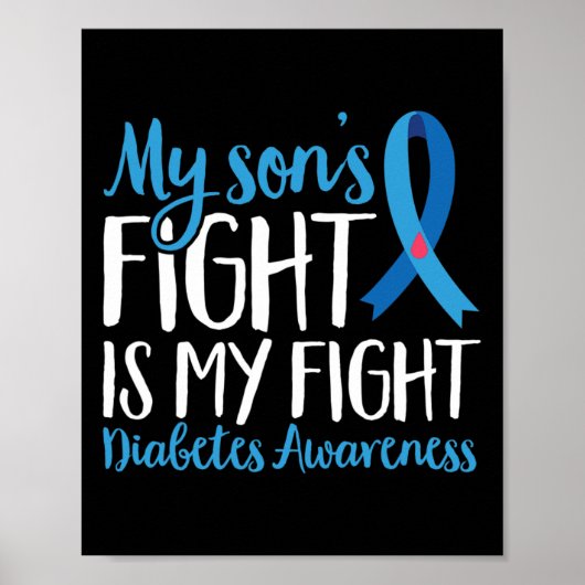 Poster T1d Guerrier Mes Fils Lutter C'Est Mon Combattre L (Devant)