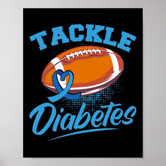 Poster T1D Guerrier Sensibilisation au diabète Lutte cont (Devant)