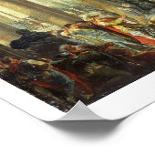 Poster T28516 Alexandre le Grand visitant la Tombe d'Ac (Coin)