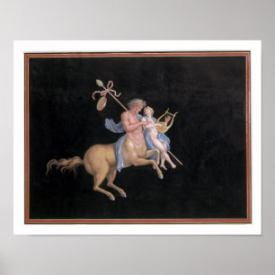 Poster T31144 Chiron instruisant Achille dans l'art de M