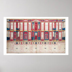 Poster T31456 étude d'un fresque romain, 1775 (la