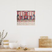 Poster T31456 Étude d'une Fresque romaine, 1775 (avec/c,  (Cuisine)